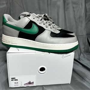 Nike Air Force 1 Men’s 10.5 Green Black Gray Sneakers